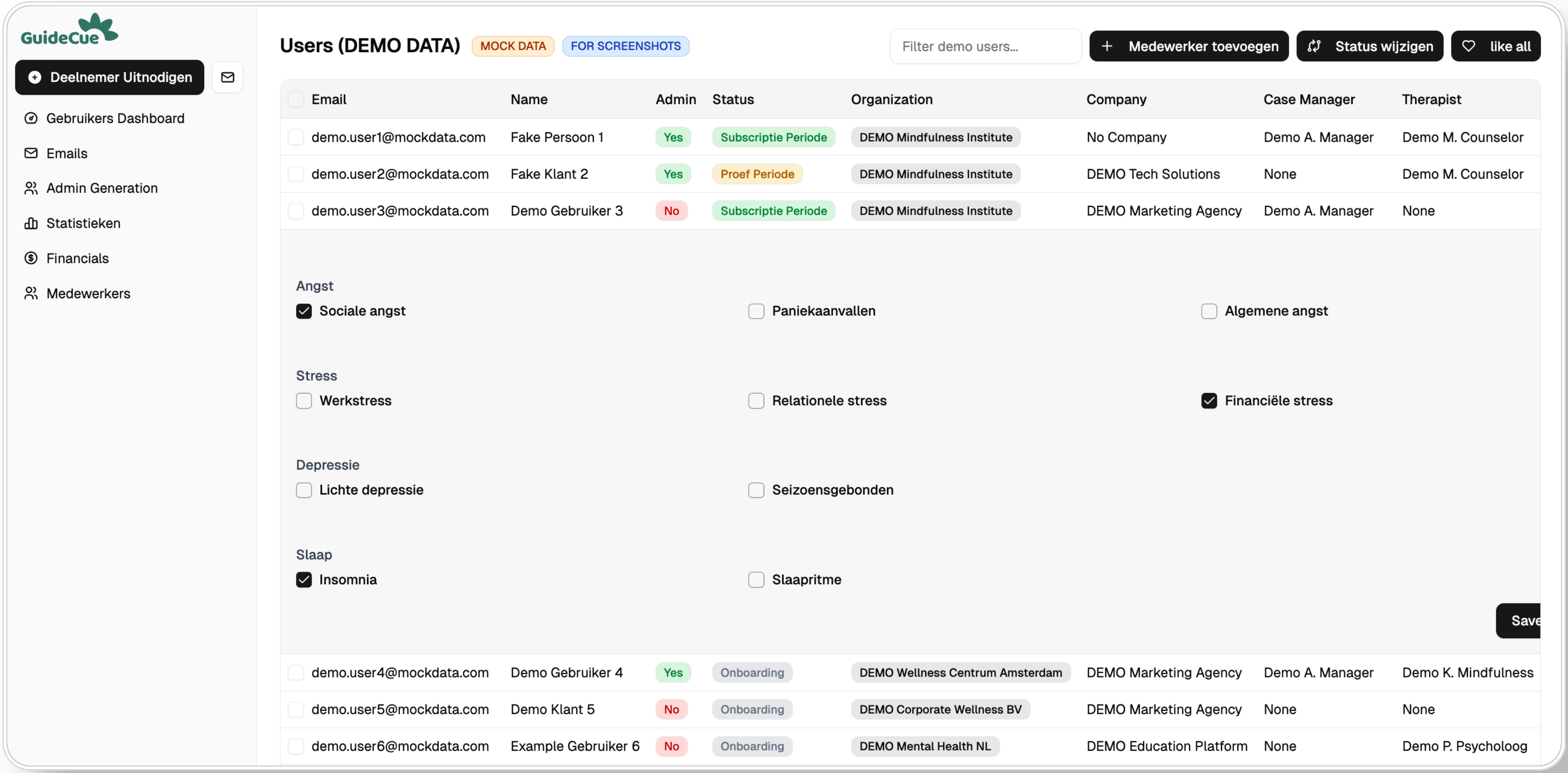 Dashboard Mockup